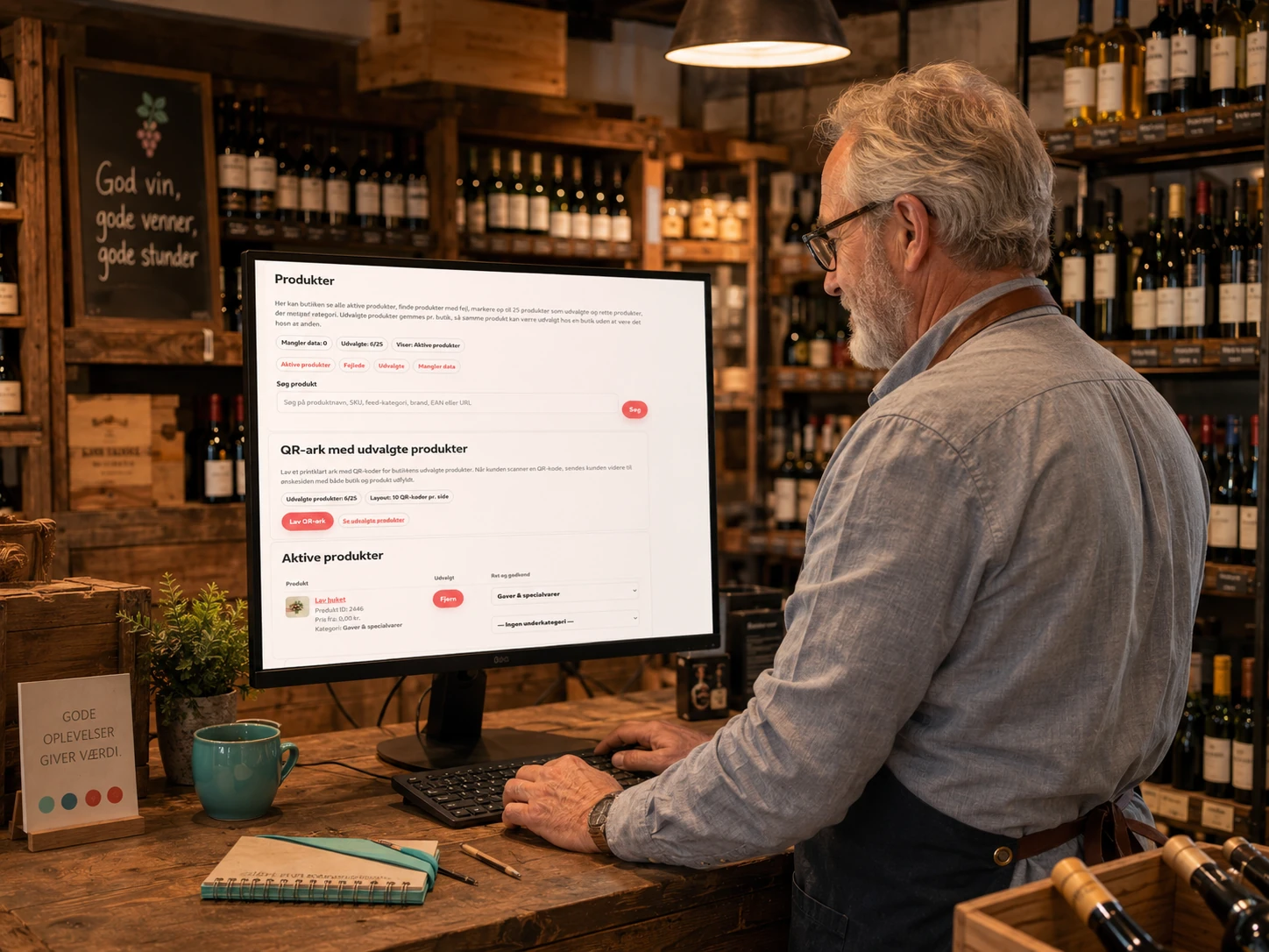 Produktfeed og automatisk produktopdatering
